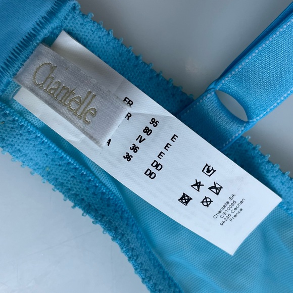 Chantelle Intimates Parisian Underwire Demi Bra 1475 SZ 36DD N266-16 - Picture 4 of 4